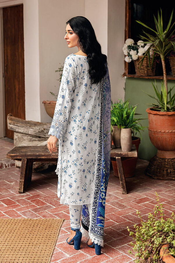 N-403 Ramsha Rangrez Luxury Lawn unstitched - Image 2