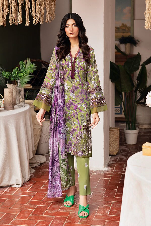 N-410 Ramsha Rangrez Luxury Lawn unstitched