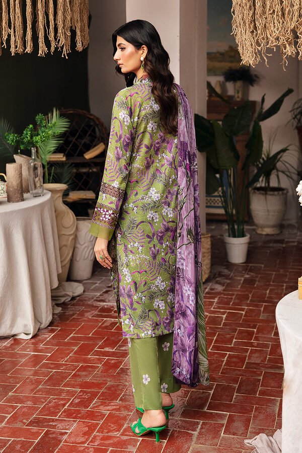 N-410 Ramsha Rangrez Luxury Lawn unstitched - Image 2