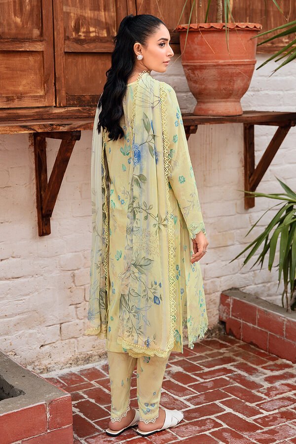 N-407 Ramsha Rangrez Luxury Lawn unstitched - Image 2