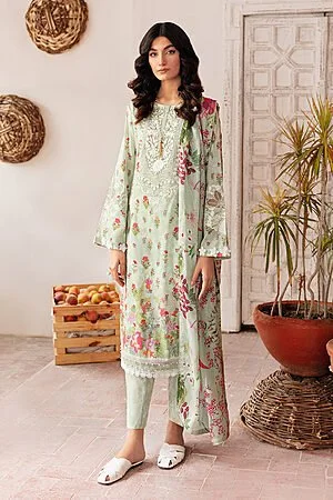 N-409 Ramsha Rangrez Luxury Lawn unstitched