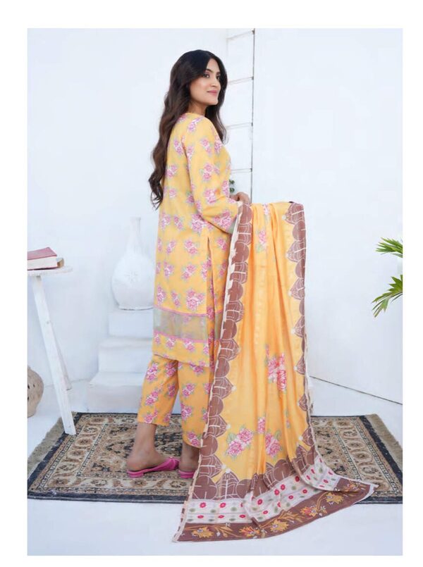 SA-05 Safiya Embroidered Lawn Unstitched - Image 2