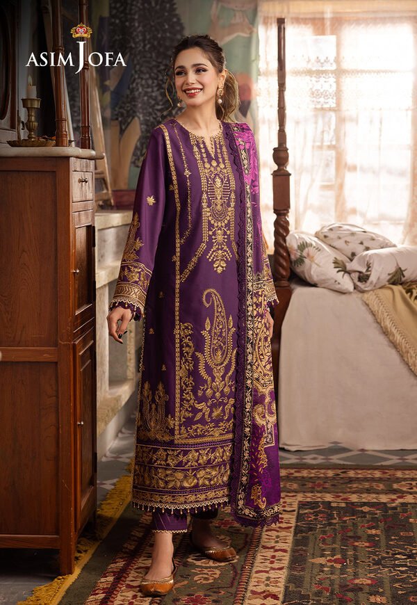 AJNR-12 Asim Jofa Rania Spring Summer Unstitched