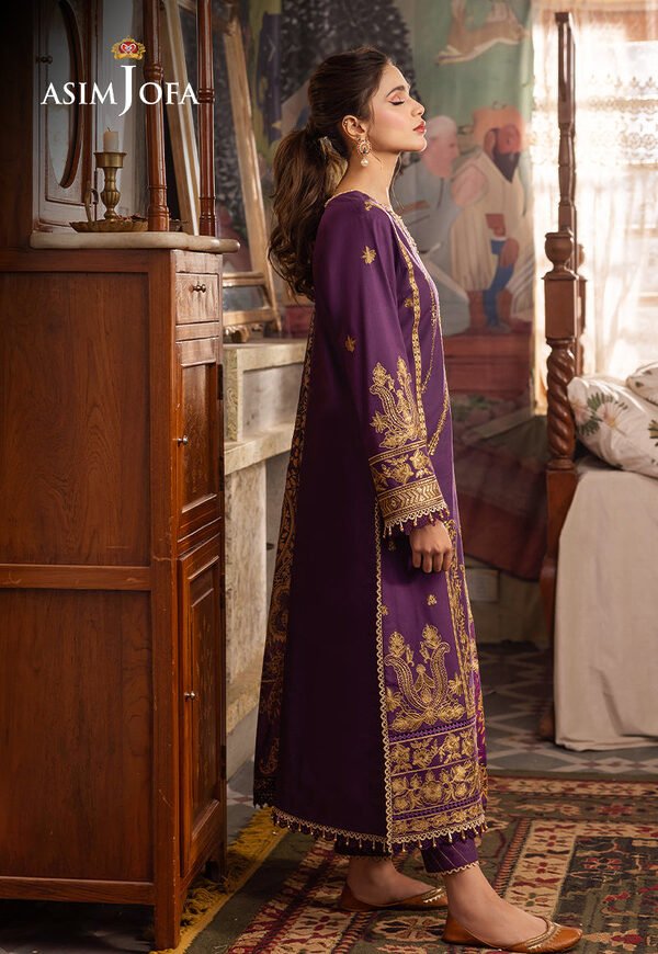 AJNR-12 Asim Jofa Rania Spring Summer Unstitched - Image 3
