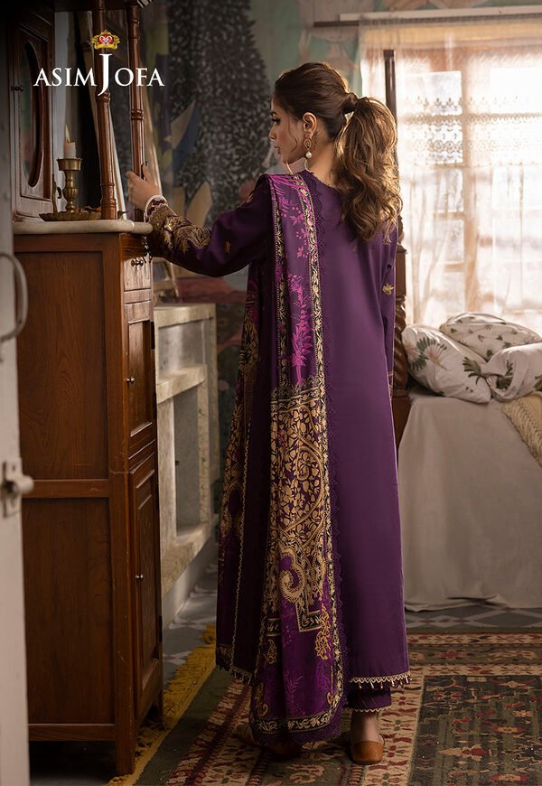AJNR-12 Asim Jofa Rania Spring Summer Unstitched - Image 2