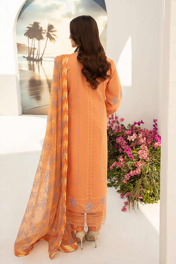 Rang Rasiya Florence Summer Edit Lawn Cinnamon unstitched - Image 2