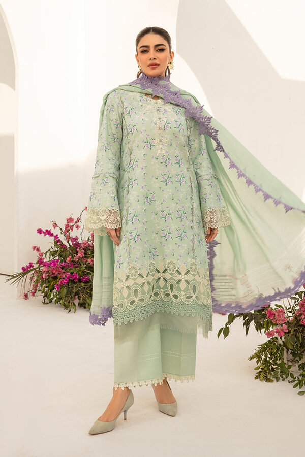 Rang Rasiya Florence Summer Edit Lawn unstitched-Dahlia - Image 5