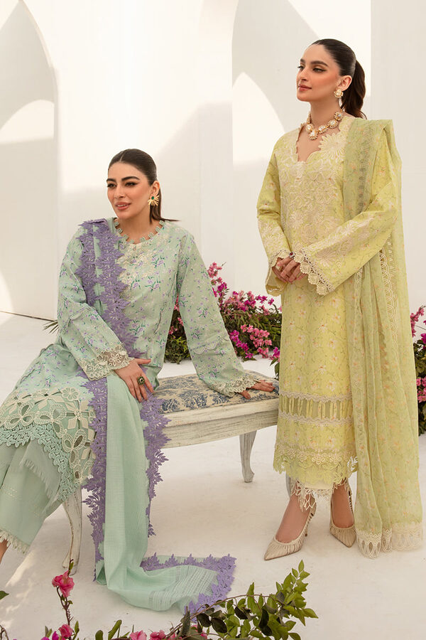 Rang Rasiya Florence Summer Edit Lawn unstitched-Dahlia - Image 10