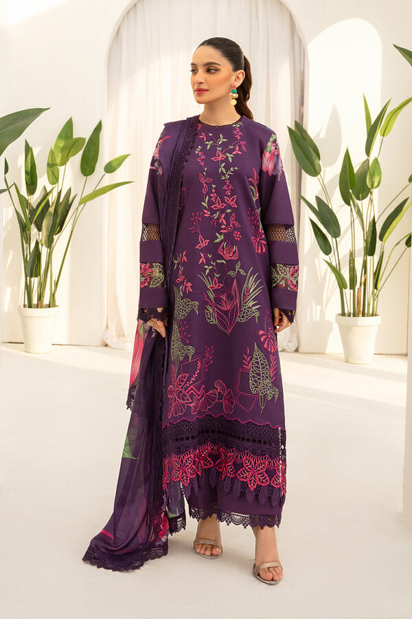 Rang Rasiya Florence Summer Edit Lawn Carnation unstitched - Image 7