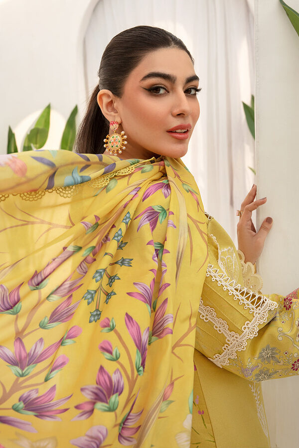 Rang Rasiya Florence Summer Edit Lawn Sunshine unstitched - Image 6