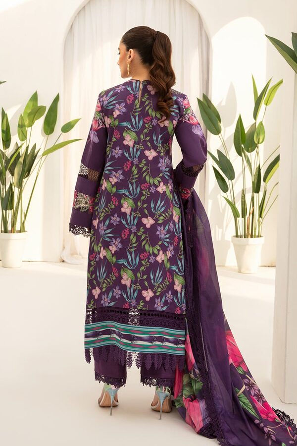 Rang Rasiya Florence Summer Edit Lawn Carnation unstitched - Image 2