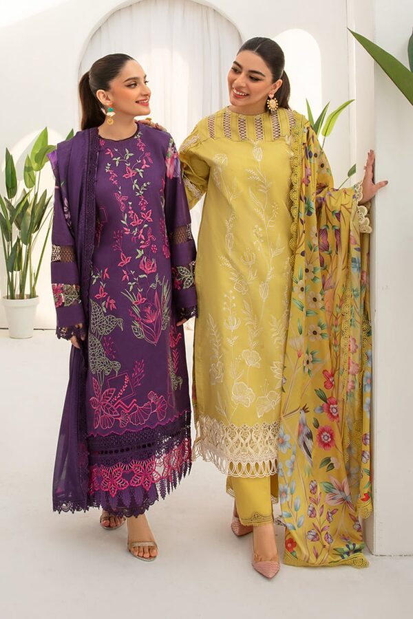 Rang Rasiya Florence Summer Edit Lawn Carnation unstitched - Image 11