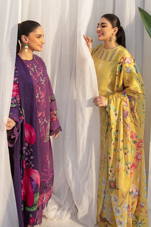 Rang Rasiya Florence Summer Edit Lawn Carnation unstitched - Image 10