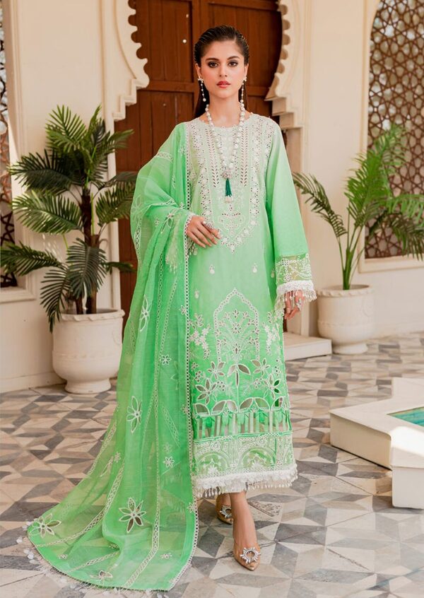 Parishay Noor-e-Nazar Luxury Embroidered Lawn D5 Unstitched