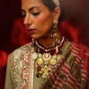 Salitex Jihaan Luxury Embroidered suit Unstitched 3pc - Image 4