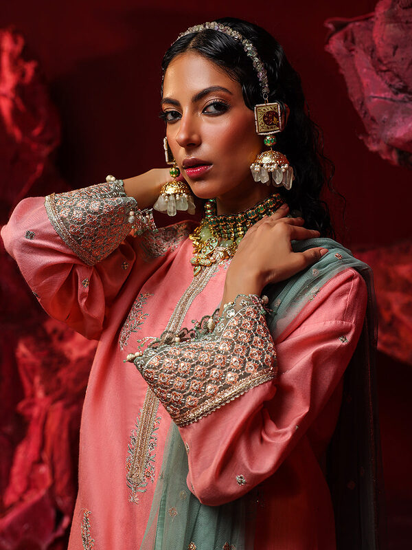 Salitex Jihaan Luxury Embroidered suit Unstitched 3pc