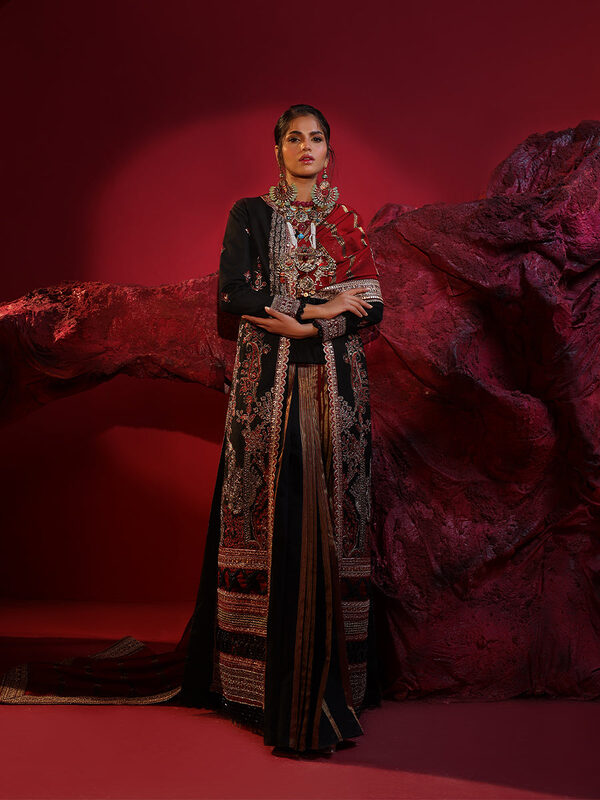 Salitex Jihaan Luxury Embroidered suit Unstitched 3pc
