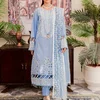 Parishay Noor-e-Nazar Luxury Embroidered Lawn D1 Unstitched - Image 8