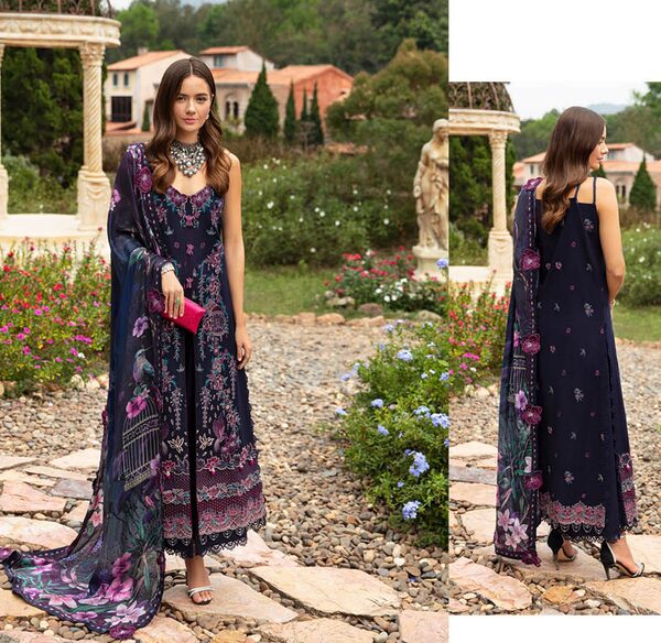 Ramsha Andaaz Luxury Lawn Collection Vol 8 -Z-803 - Image 11