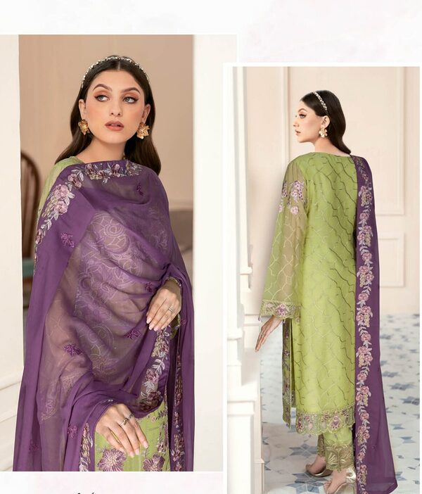 Ramsha Nayab Embroidered Chiffon Collection Vol 5 - N 507 - Image 5