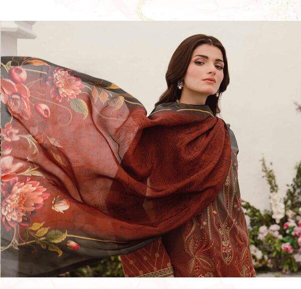 Ramsha Mashaal Luxury Lawn Collection Vol 10 - L 1007 - Image 5