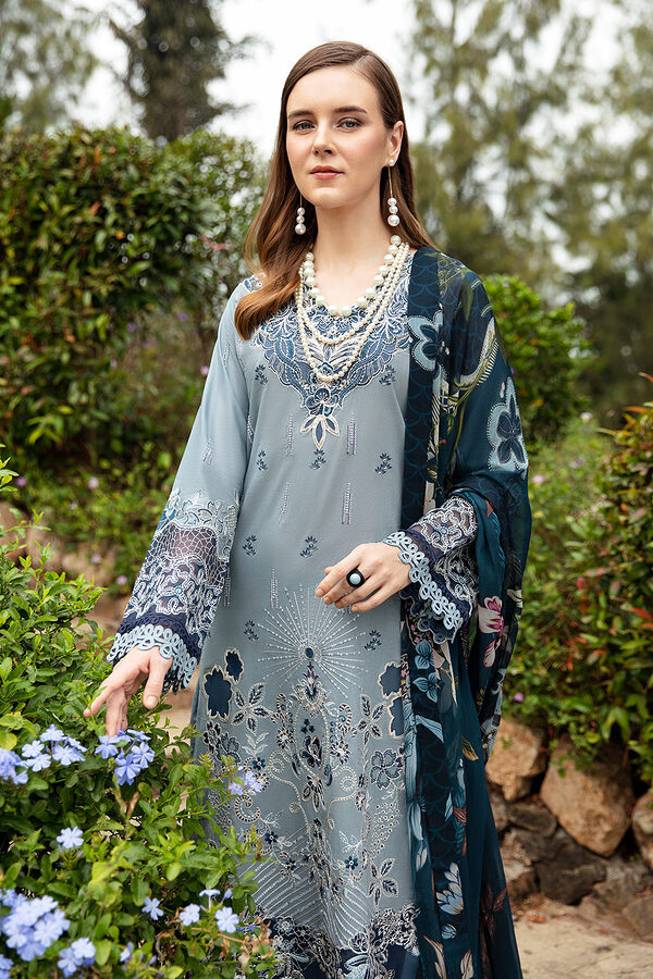 Ramsha Andaaz Luxury Lawn Collection Vol 8 -Z-809 - Image 3
