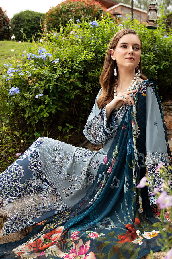 Ramsha Andaaz Luxury Lawn Collection Vol 8 -Z-809 - Image 5