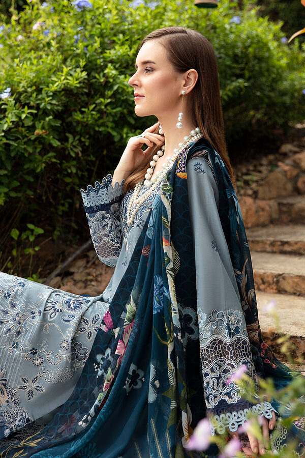 Ramsha Andaaz Luxury Lawn Collection Vol 8 -Z-809 - Image 6