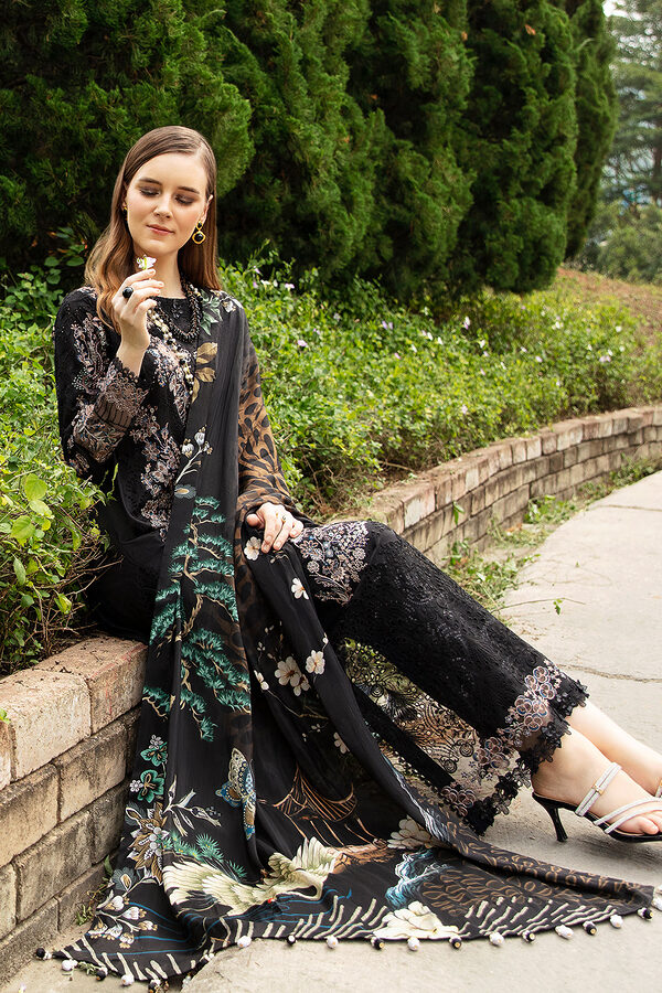 Ramsha Andaaz Luxury Lawn Collection Vol 8 - Z-801 - Image 7