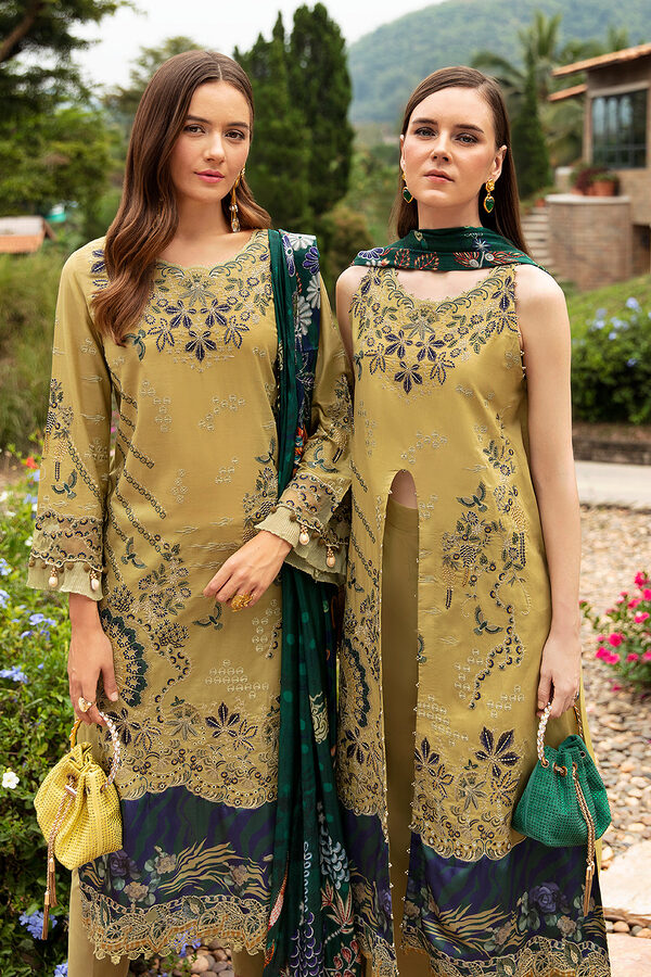 Ramsha Andaaz Luxury Lawn Collection Vol 8 Z-804 - Image 4