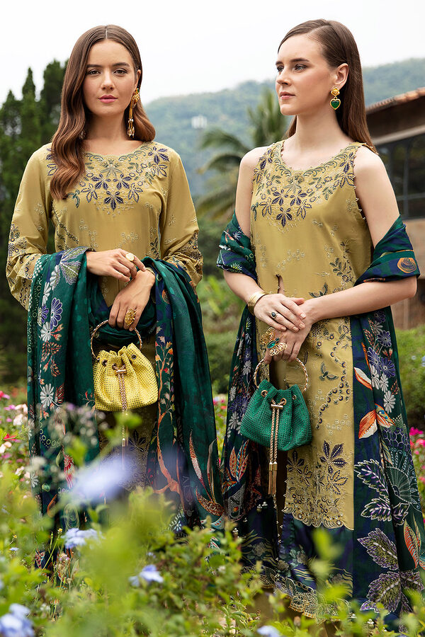 Ramsha Andaaz Luxury Lawn Collection Vol 8 Z-804 - Image 9