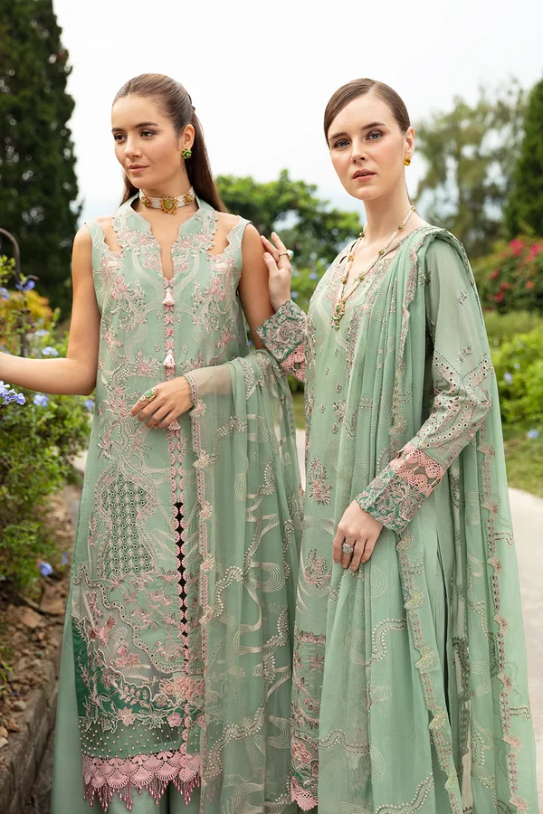 Ramsha Andaaz Luxury Lawn Collection Vol 8 -Z-808 - Image 3