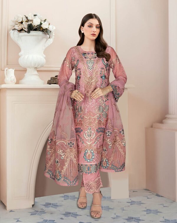 Ramsha Nayab Embroidered Chiffon Collection Vol 5 - N 512 - Image 4