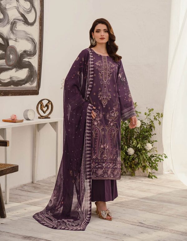 Ramsha Mashaal Luxury Lawn Collection Vol 10 - L1011 - Image 6