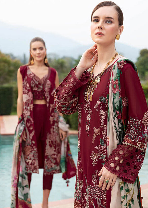 Ramsha Andaaz Luxury Lawn Collection Vol 8 -Z-802 - Image 4