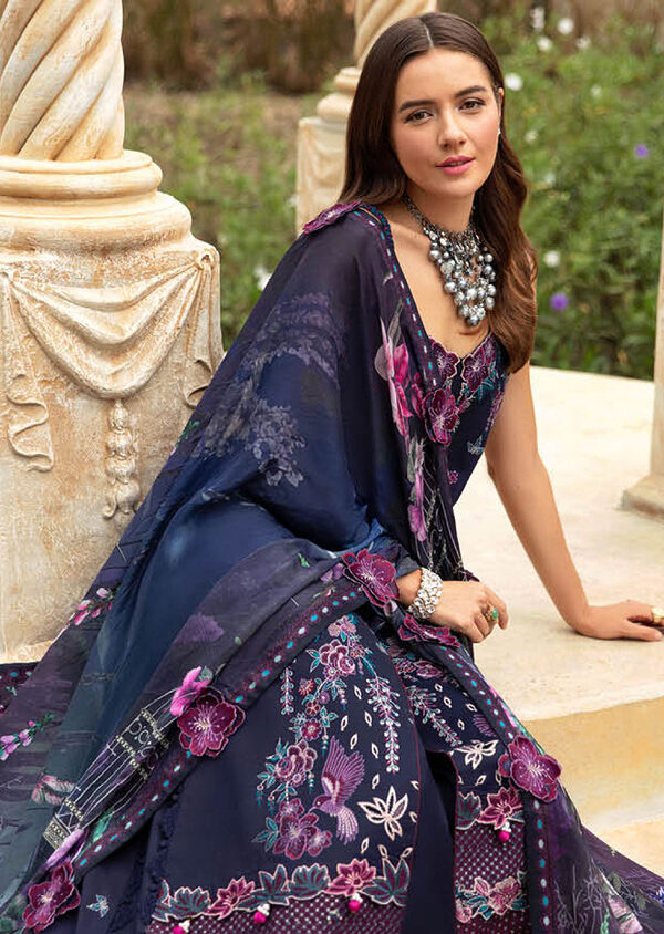 Ramsha Andaaz Luxury Lawn Collection Vol 8 -Z-803 - Image 4