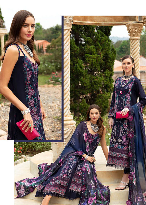 Ramsha Andaaz Luxury Lawn Collection Vol 8 -Z-803 - Image 7