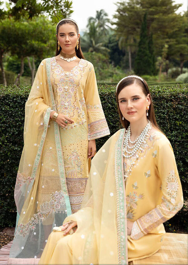 Ramsha Andaaz Luxury Lawn Collection Vol 8 -Z-806 - Image 3