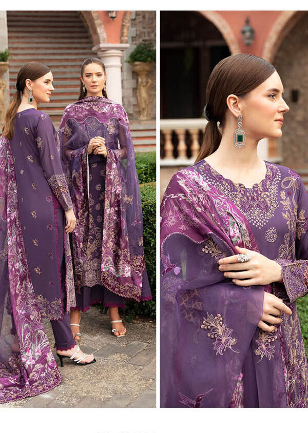 Ramsha Andaaz Luxury Lawn Collection Vol 8 -Z-807 - Image 2