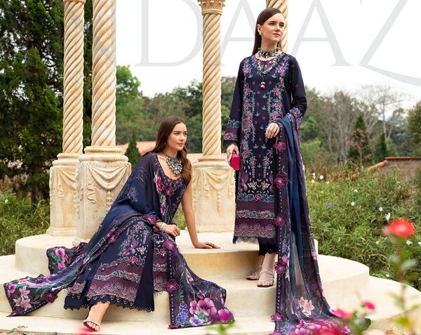 Ramsha Andaaz Luxury Lawn Collection Vol 8 -Z-803 - Image 10