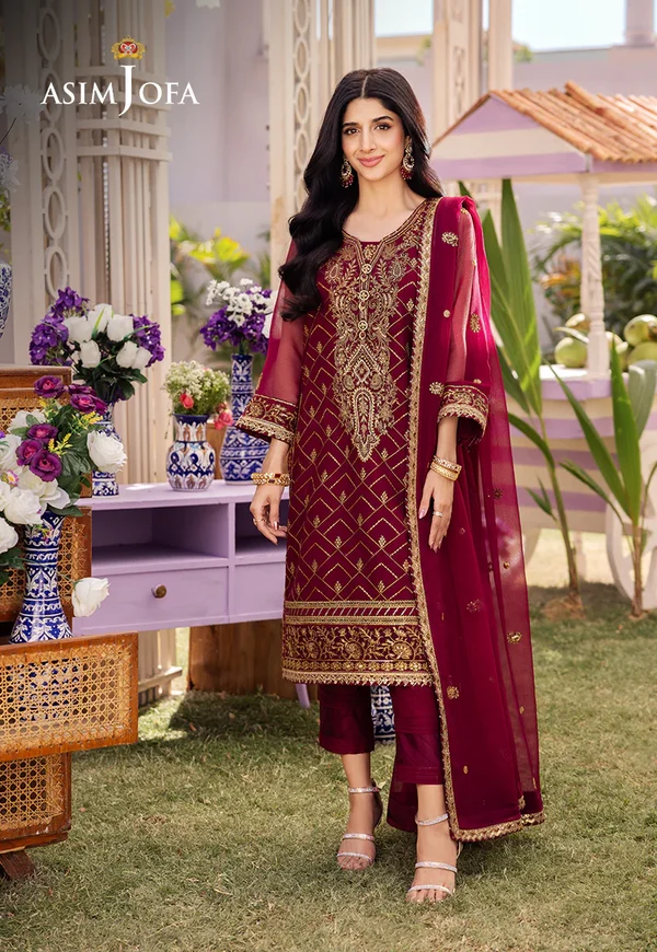 Asim Jofa Dhanak Rang Luxury Festive Collection AJCF-01
