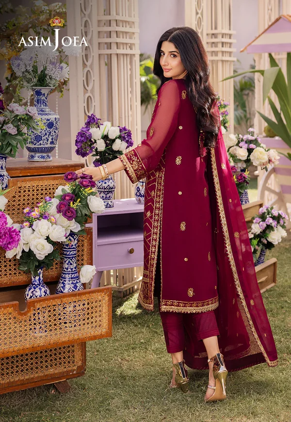 Asim Jofa Dhanak Rang Luxury Festive Collection AJCF-01 - Image 6
