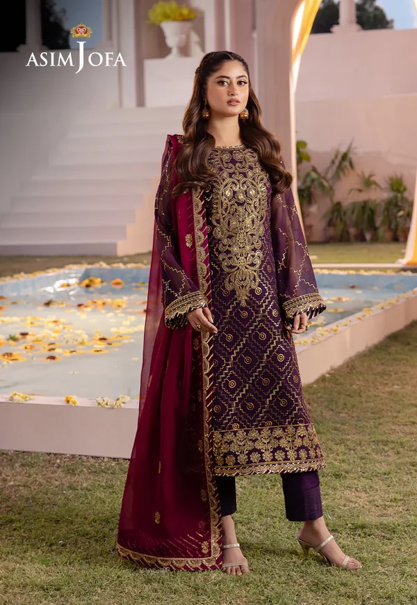 Asim Jofa Dhanak Rang Luxury Festive Collection AJCF-02