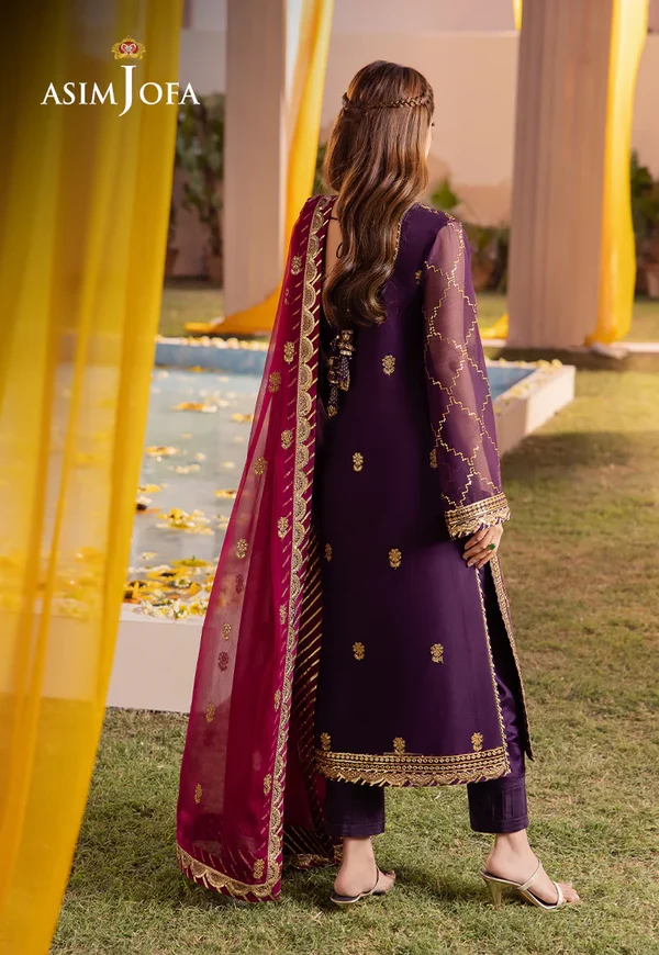 Asim Jofa Dhanak Rang Luxury Festive Collection AJCF-02 - Image 2