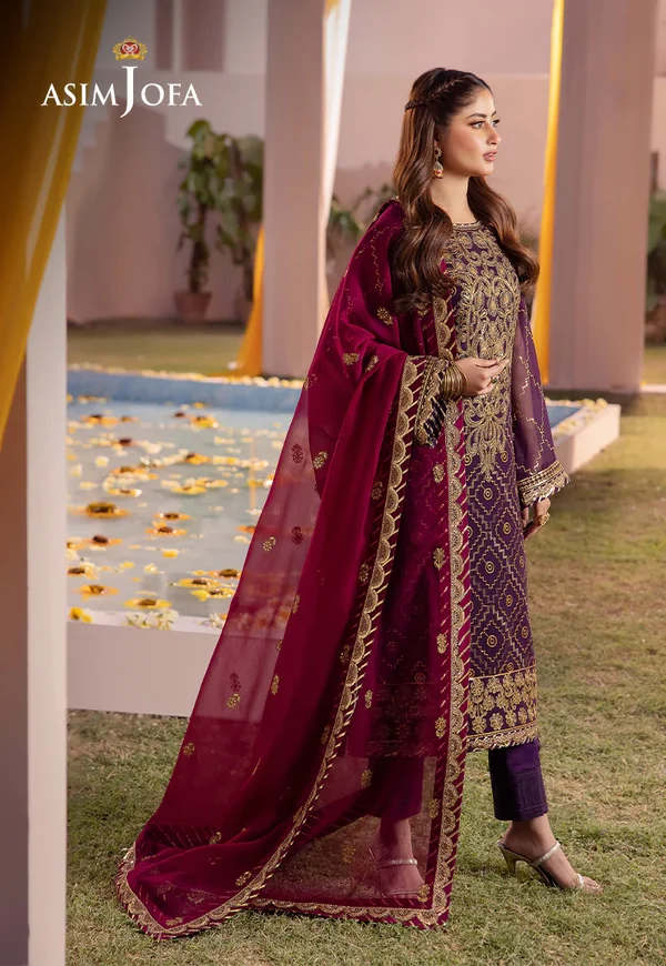 Asim Jofa Dhanak Rang Luxury Festive Collection AJCF-02 - Image 7