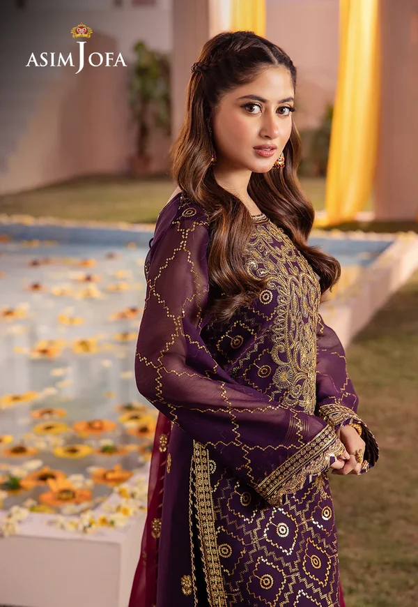 Asim Jofa Dhanak Rang Luxury Festive Collection AJCF-02 - Image 8