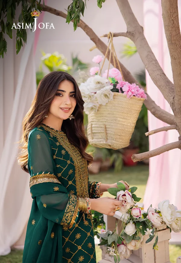 Asim Jofa Dhanak Rang Luxury Festive Collection AJCF-03 - Image 5