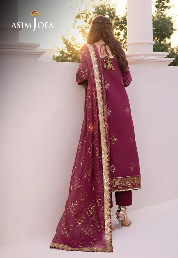 Asim Jofa Dhanak Rang Luxury Festive Collection AJCF-05 - Image 2