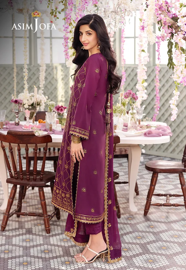 Asim Jofa Dhanak Rang Luxury Festive Collection AJCF-07 - Image 3