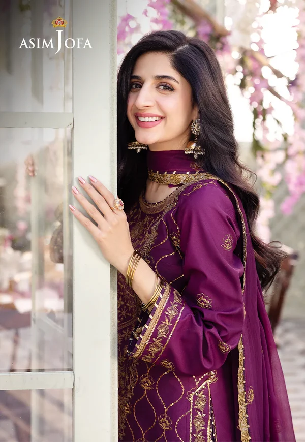 Asim Jofa Dhanak Rang Luxury Festive Collection AJCF-07 - Image 6